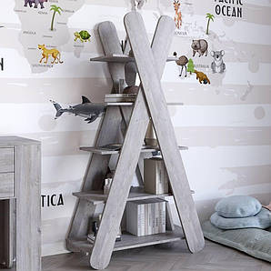 Стелаж відкритий із 5 полицями LION Інді Шварцвальд (LION-041605)