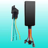 4G локатор GPS на 8 дротів з реле  Чорний