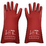 РУКАВИЧКИ ДІЕЛЕКТРИЧНІ ШОВНІ КЛАС 1, фото 2