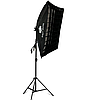 Софтбокс із сотами 50х70 см з патроном Е27 Profi-light PSS-571S + Стійка 2 м, фото 2
