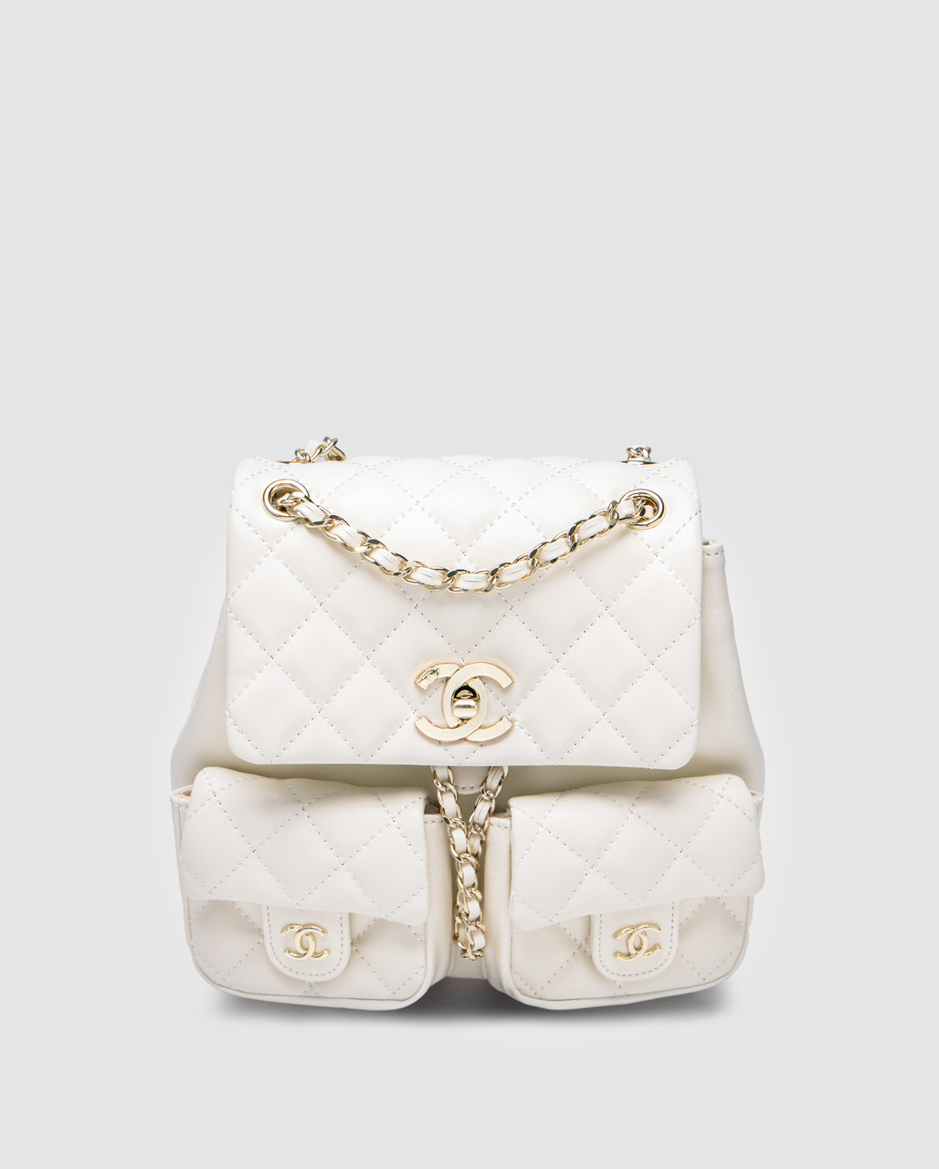 Жіноча брендова сумка Шанель Chanel Two-Pocket Duma Backpack, фото 1