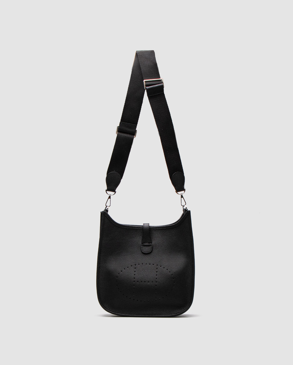 Жіноча брендова сумка Ерме Herme Evelyne 28 Black, фото 1