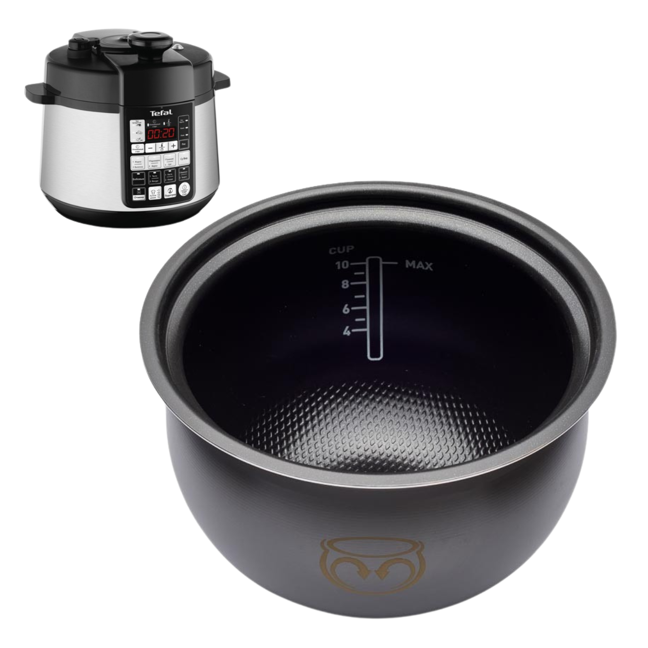 Чаша для мультиварки Tefal CY621D32 SERIE EPC10 (SS-996802) Advanced Pressure Cooker