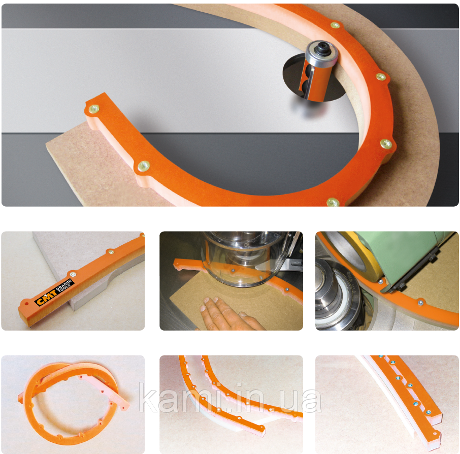 Шаблони для фігурного фрезерування серії ТМP, фото 1