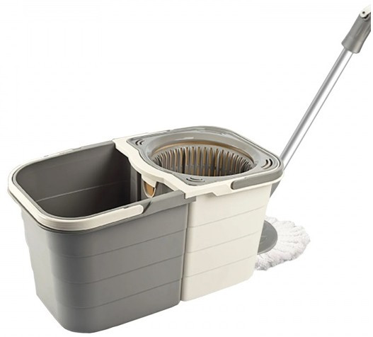 Швабра з віджимом для миття підлоги + відро, фото 1