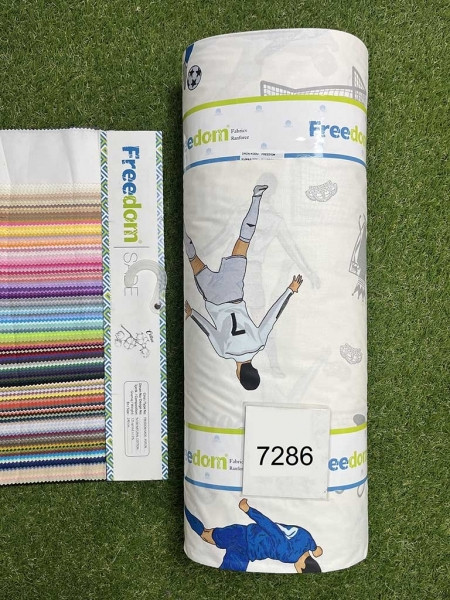 Тканина Ранфорс, Дитячий Принт хлопчик. Туреччина, ширина 240 см, фото 1