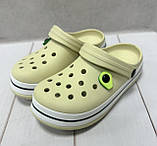 Дитячі крокси сабо Luck Line оливкові 31-35, фото 3