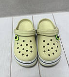 Дитячі крокси сабо Luck Line оливкові 31-35, фото 5