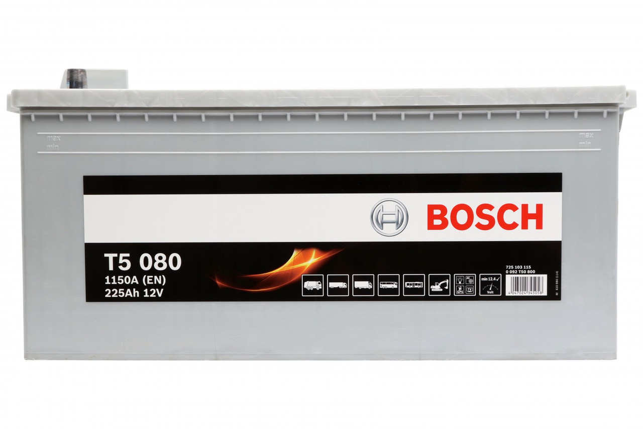 Акумулятор BOSCH 12v 225ah 1150a T5 L+ 518*274*242mm (921863), фото 1