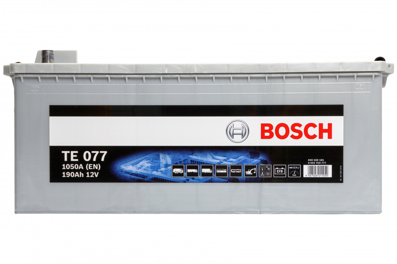 Акумулятор BOSCH 12V 190Ah 1050A Te Efb L+ 513*222*223Mm (921864), фото 1