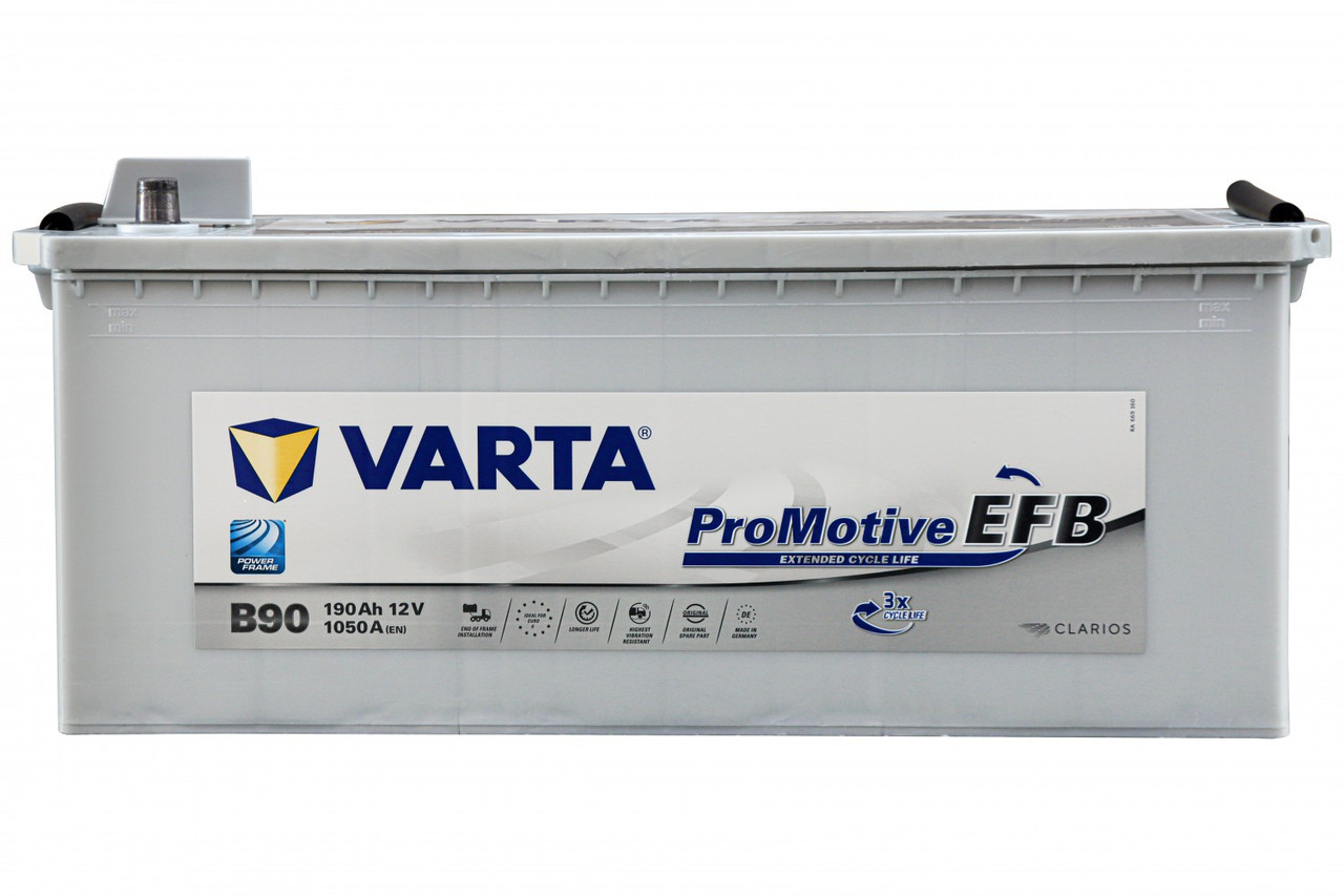 Акумулятор 12v 190ah 1050a Promotive Efb L+ 513*223*223mm