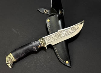 Ніж кухонний для полювання подарунковий "Орел" | Подарунок чоловіку, куму, брату