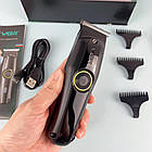 Машинка для стрижки волосся від USB, V-905 / Тример акумуляторний / Тример для стрижки, фото 5
