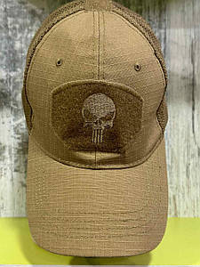 Бейсболка с липучкой и сеткой Череп