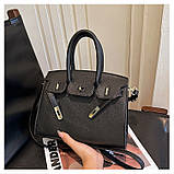 Жіноча сумка 2210 крос-боді на ремінці чорна, фото 2