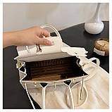 Жіноча сумка 2210 крос-боді на ремінці чорна, фото 5