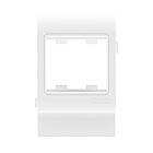 Рамка-Супорт PDА-DN 100 под 2 модуля Viva ABS пластик белый [10053] In-liner Classic ДКС