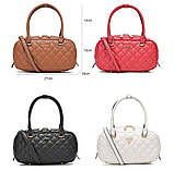 Жіноча сумочка бочонок Guess (94105) black, фото 6