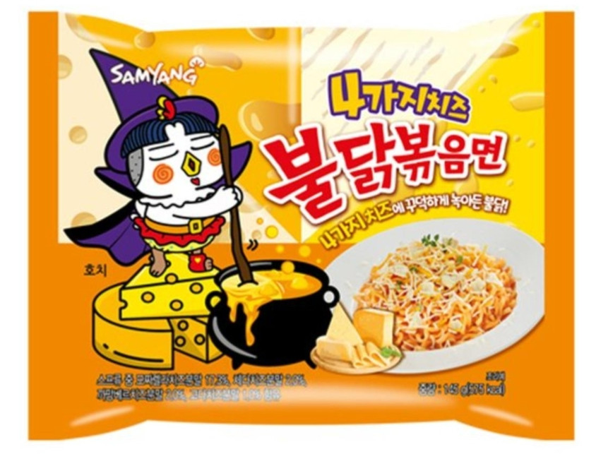 Samyang Корейська локшина
Локшина швидкого приготування Samyang Buldak Ramen зі смаком 4 сири 145 г