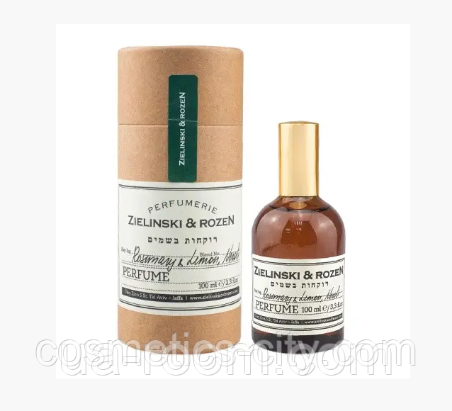 Парфюм унисекс Zielinski & Rozen Rosemary & Lemon, Neroli,100 мл.