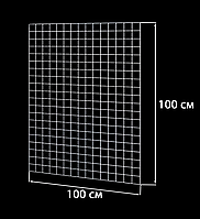 Сітка Торгова Біла (решітка) 100х100см дріт 3мм, осередок 50/50мм