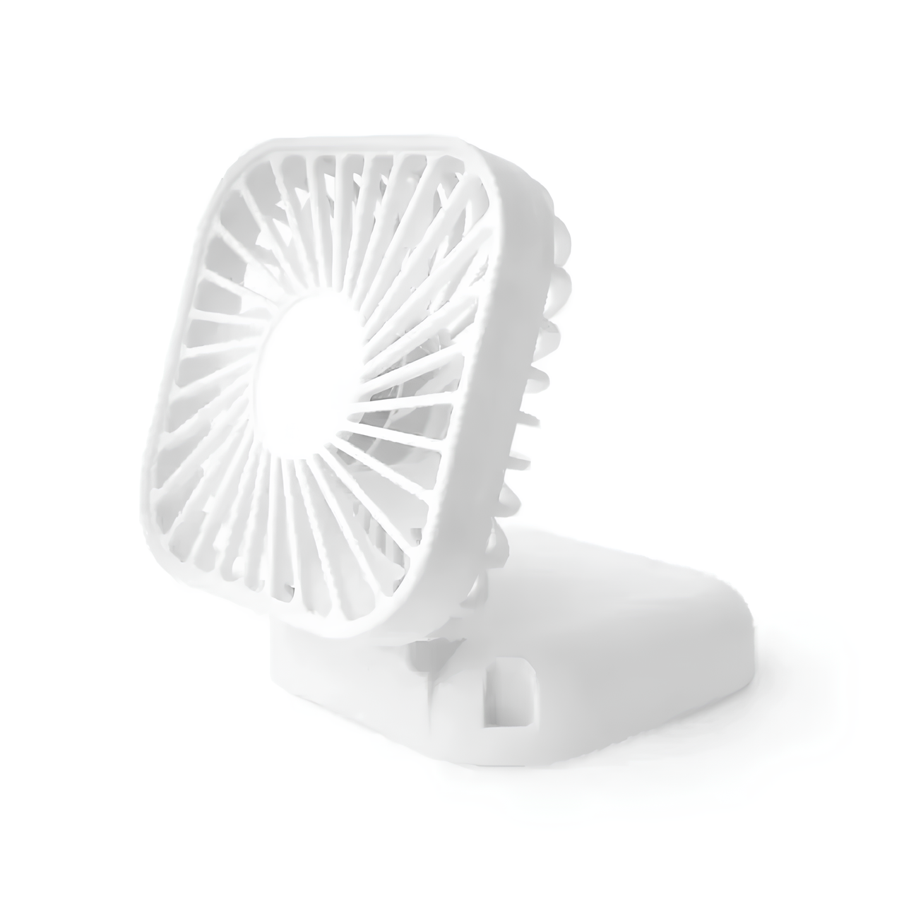 Вентилятор на акумуляторі з USB заряджанням 3 швидкості YH6 White, фото 1
