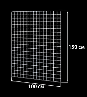 Торгова сітка (решітка) 150х100см дріт 3мм,осередок 50/50мм.