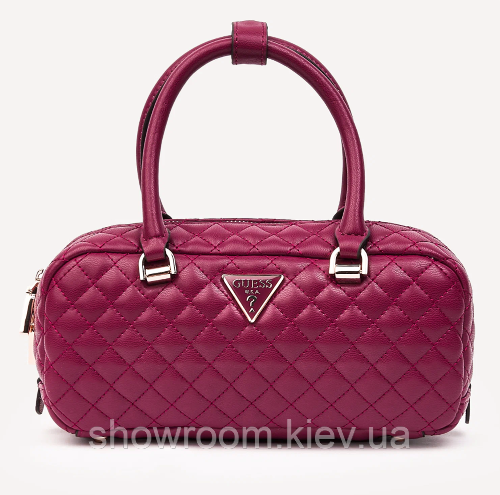Жіноча сумочка бочонок Guess (94105) rose, фото 1
