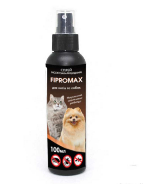Fipromax спрей від бліх та кліщів для котів та собак 100 мл