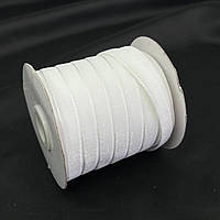 Оксамитова декоративна стрічка 1 см 20 м - білий