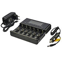 Універсальний зарядний пристрій з тестером LiitoKala Lii-S6 для акумуляторів 18650/АА/ААА та інших, 6