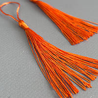 Декоративні китиці для рукоділля 13 см - помаранчевий