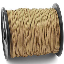 Шнур вощений 1 мм +-90 м Бежевий