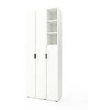 Шафа Home A003R 900х420х2300 ЛДСП Білий Сніг, фото 2