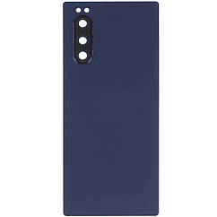 Задня кришка Sony Xperia 5 J9210 (синій оригінал Китай зі склом камери)
