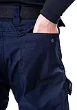 Тактичні штани SMILO cargo blue rip–stop, фото 8