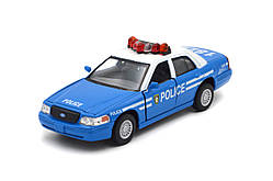 Машина металева KT5342A FORD Crown Victoria Police Interceptor (Blue)