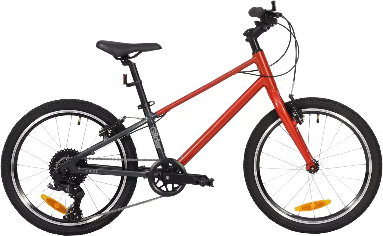 Велосипед 20" Pride GLIDER 2.2 2025 червоний