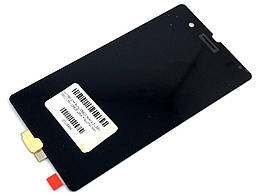 Дисплей (екран) Sony Xperia Z C6602 L36h C6603 L36i L36a з тачскріном (чорний)