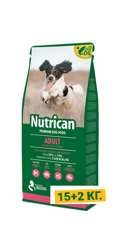 Nutrican Adult Сухий корм для дорослих собак 15 кг (nc507016), фото 1