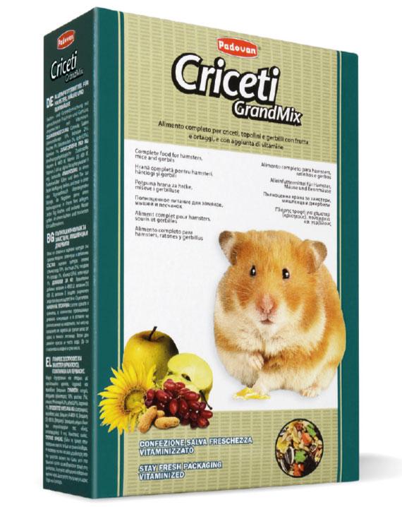 Padovan GRANDMIX CRICETI GERBILLI корм для хом'яків та мишей 1 кг (PP00187), фото 1