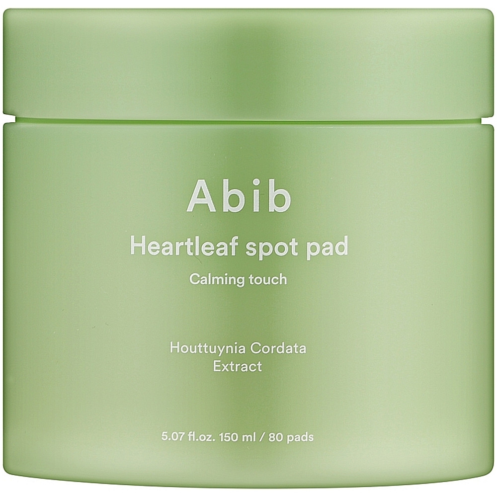 Заспокійливі педи на основі екстракту хауттюйнії Abib Heartleaf Spot Pad Calming Touch 150ml, фото 1