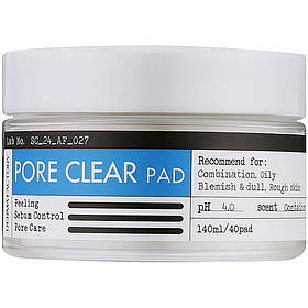 Очищаючі диски Derma Factory Pore Clear Pad 40 шт
