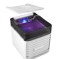 Портативний міні кондиціонер-зволожувач повітря 3 в 1 Ultra Air Cooler 10 Вт з USB та LED-підсвічуванням, фото 4