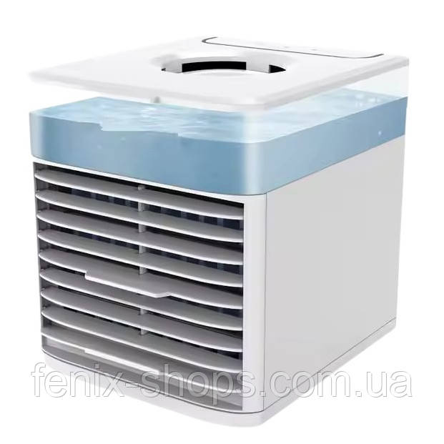 Портативний міні кондиціонер-зволожувач повітря 3 в 1 Ultra Air Cooler 10 Вт з USB та LED-підсвічуванням