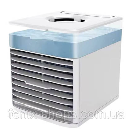 Портативний міні кондиціонер-зволожувач повітря 3 в 1 Ultra Air Cooler 10 Вт з USB та LED-підсвічуванням, фото 1