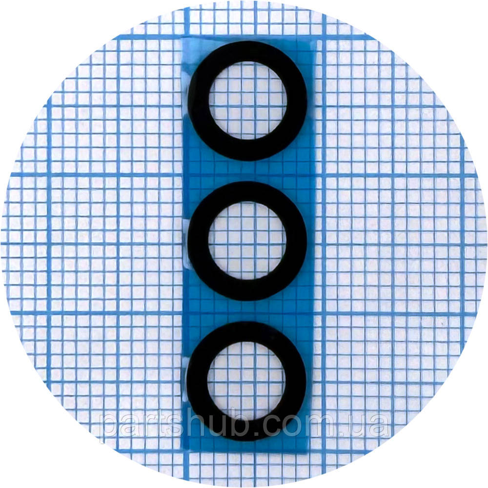 Скло камери Samsung Galaxy M13 M135F (чорне комплект 3 шт), фото 1