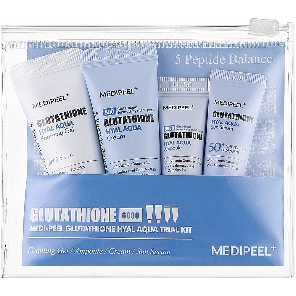 Зволожуючий набір з глутатіоном Medi-Peel GLUTATHIONE HYAL AQUA TRIAL KIT