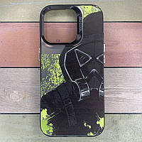Чохол для Apple iPhone 16 Pro протиударний бампер із яскравим принтом TPU+PC So Cool. Stalker/стілкер чорний