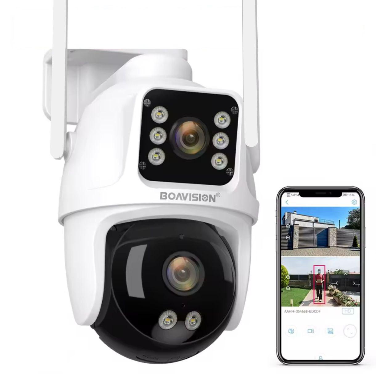 Охоронна поворотна 4G IP камера спостереження Boavision QH1-4G 4MP. CamHi Pro